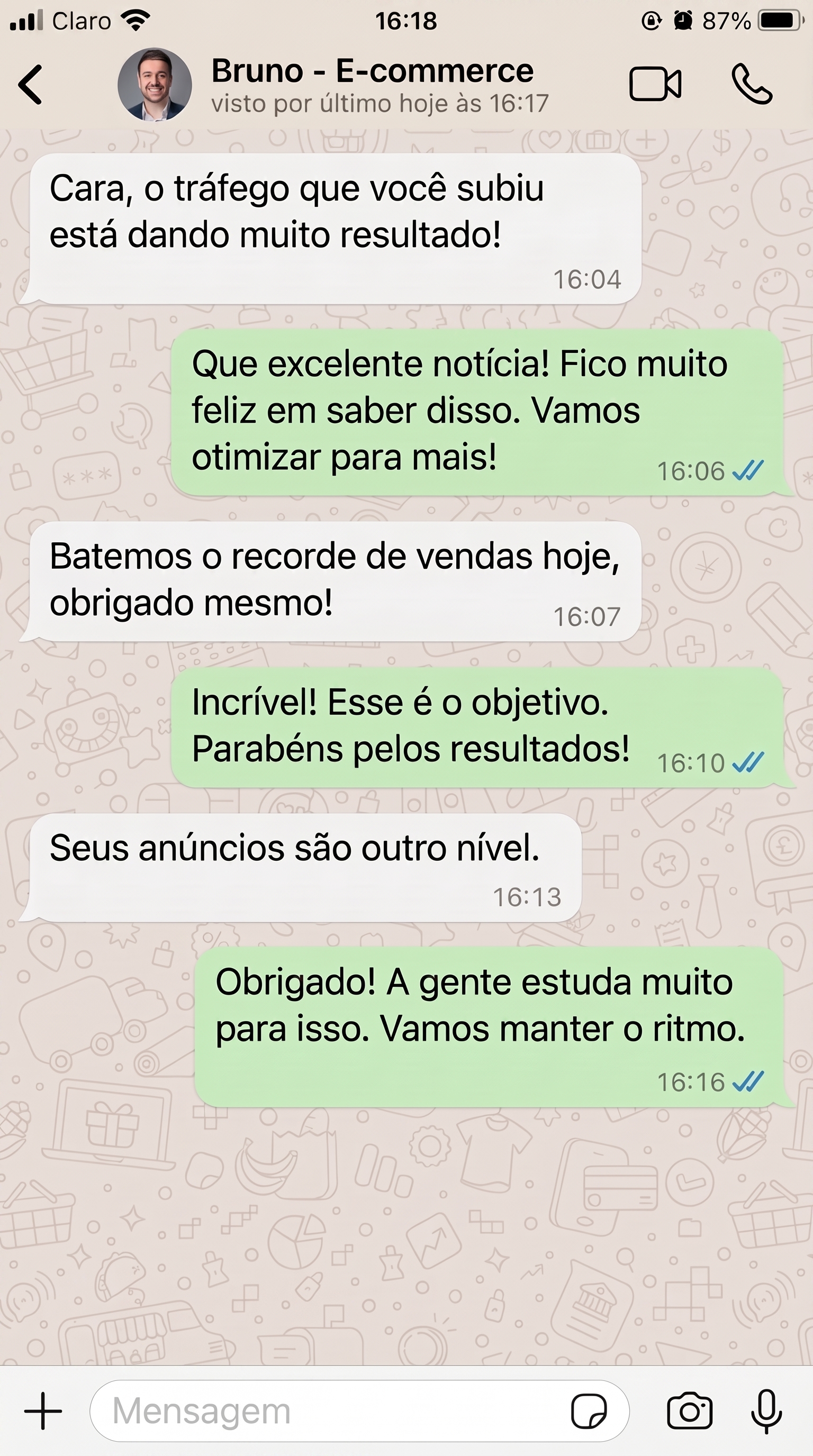 Depoimento Bruno E-commerce - Tráfego Pago